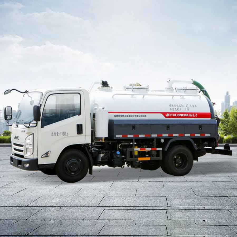 FULONGMA New Light-weight Fecal Suction Truck Came into the Market