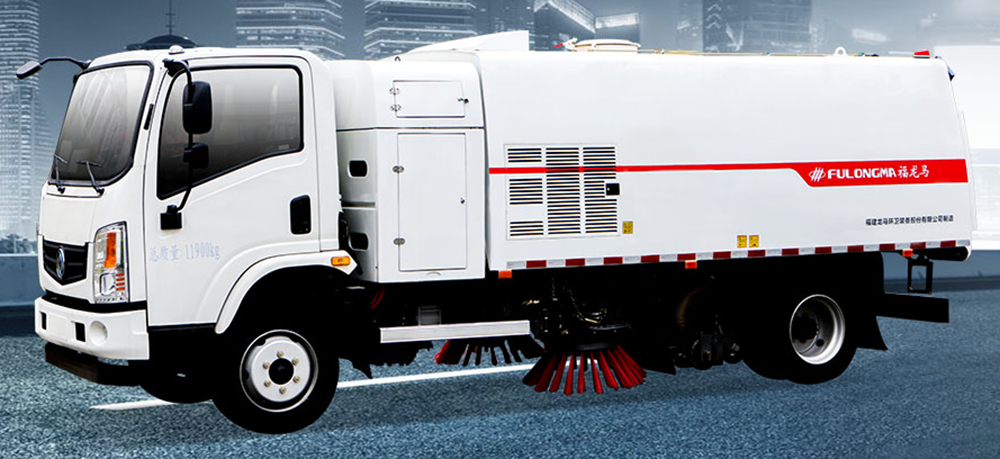 FULONGMA Cleaning Sweeping Introduction Truck
