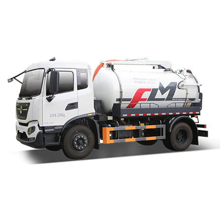 FULONGMA sewage suction truck configuration, pictures, and working video