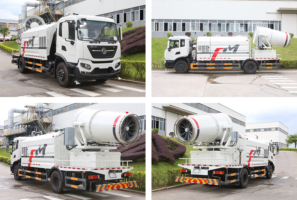 Camion de suppression de poussière multifonctionnel