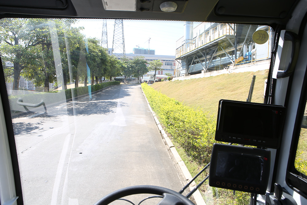 small pure electric road sweeper