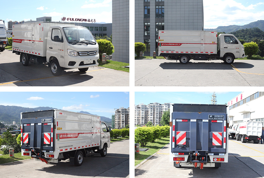 Camion de transfert de poubelle