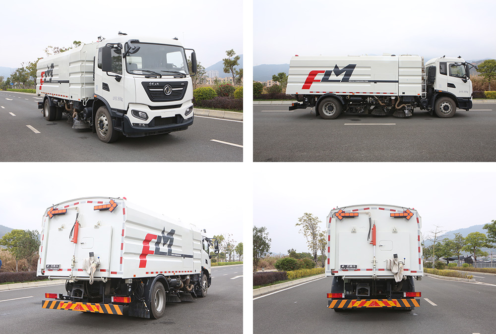 FULONGMA road sweeper function configuration and operation video