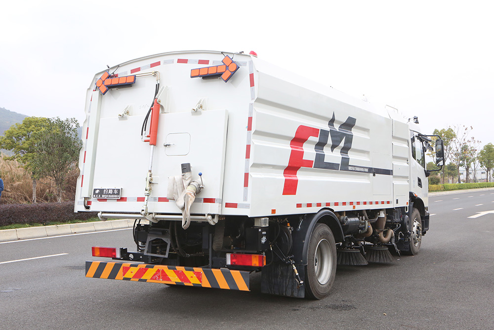 FULONGMA road sweeper function configuration and operation video