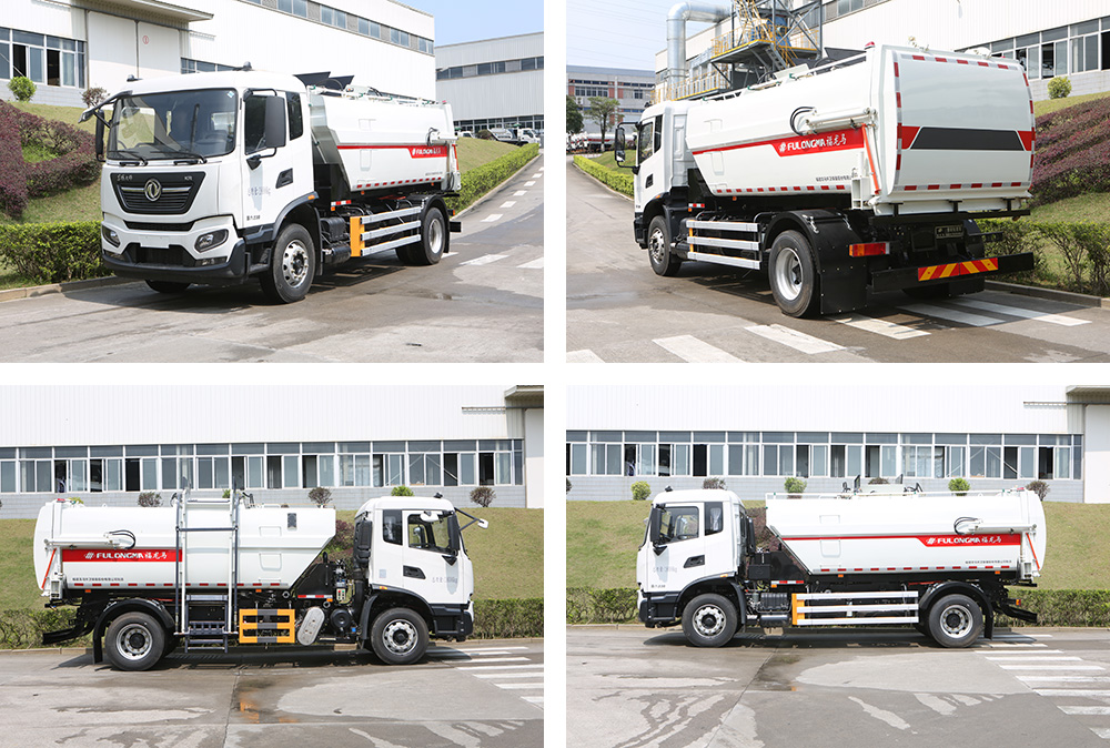 Camion de collecte des déchets alimentaires