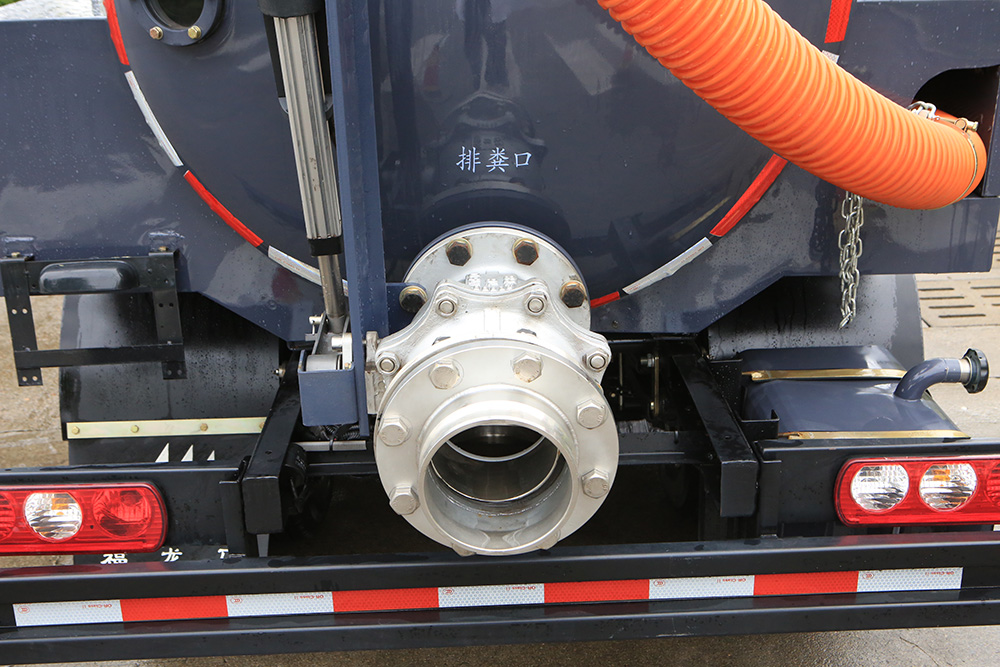 pure electric sewage suction truck