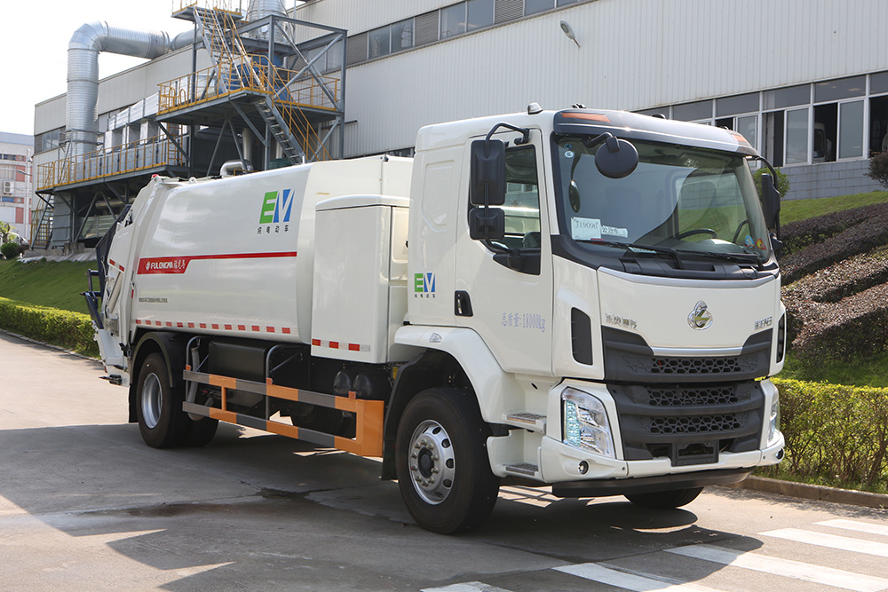 electric garbage compactor truck