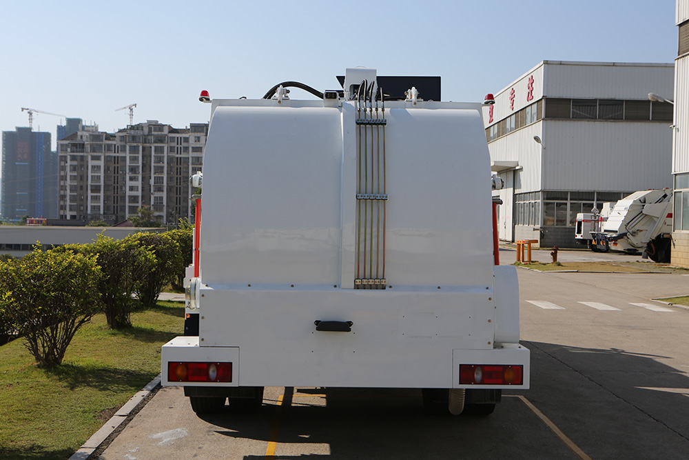 pure electric food waste collection truck