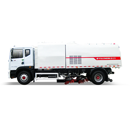 FULONGMA's latest clean energy 18-ton road sweeper, safe and environmentally friendly
