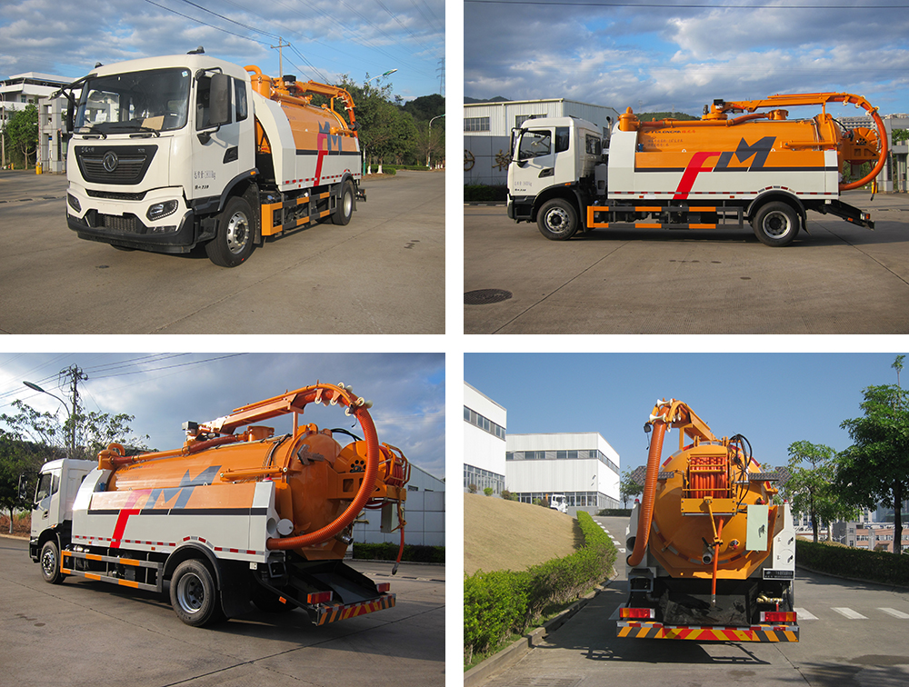 sewer high-pressure cleaning dredge vehicle