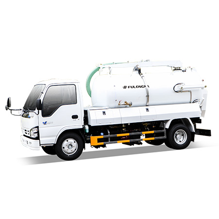 FULONGMA's latest 7-ton sewage suction truck function features and description