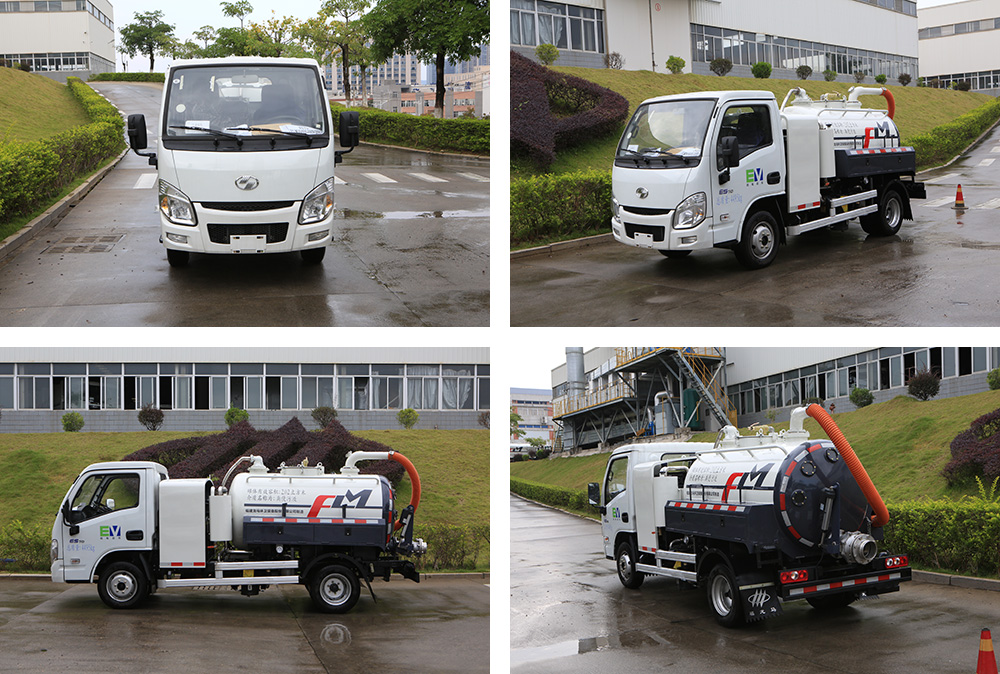 electric fecal suction truck