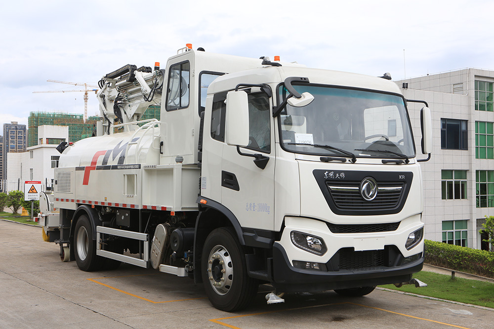 camion de nettoyage des murs