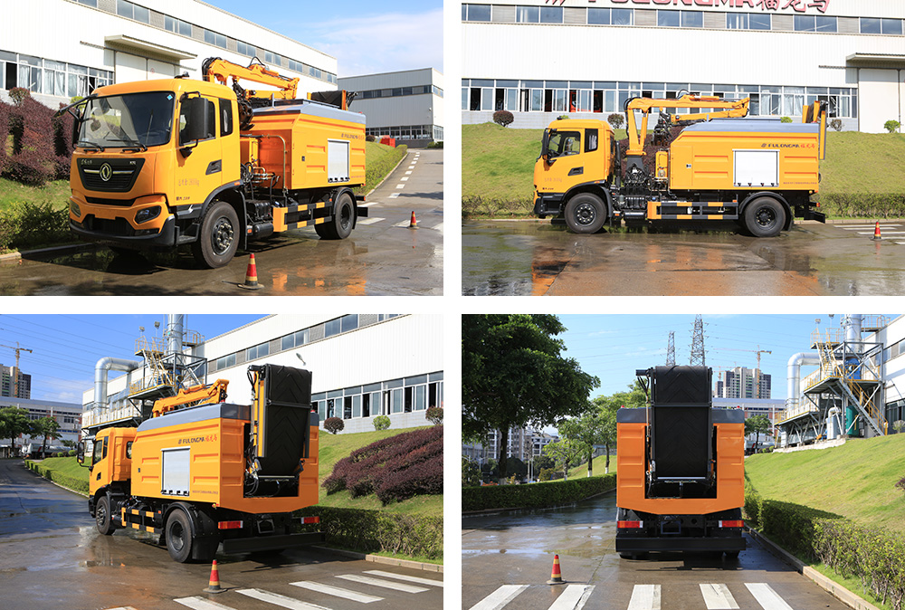 camion de concassage de déchets