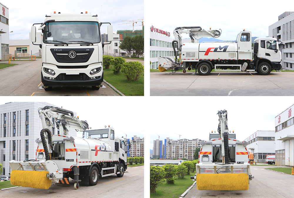 tunnel cleaning truck