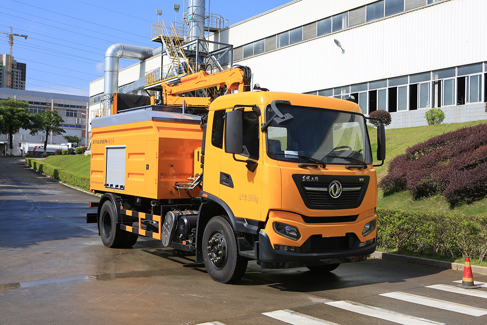 camion de concassage de déchets