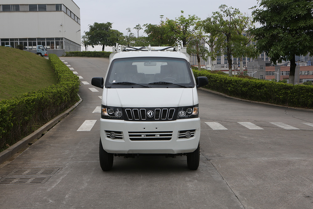 pure electric self-loading garbage truck