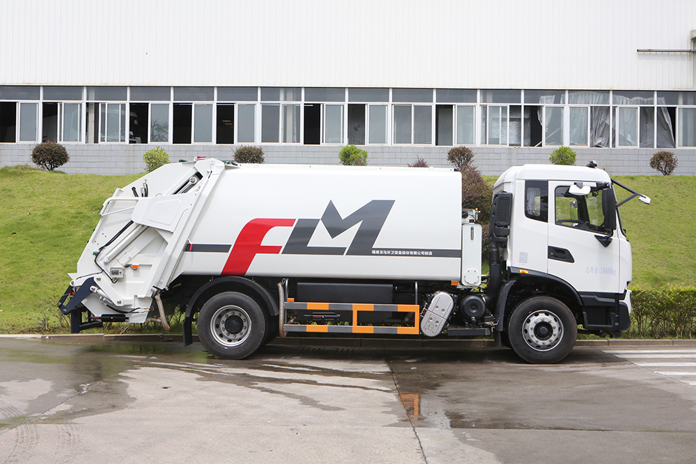 camion à ordures à compression