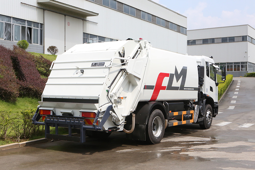 camion à ordures à compression