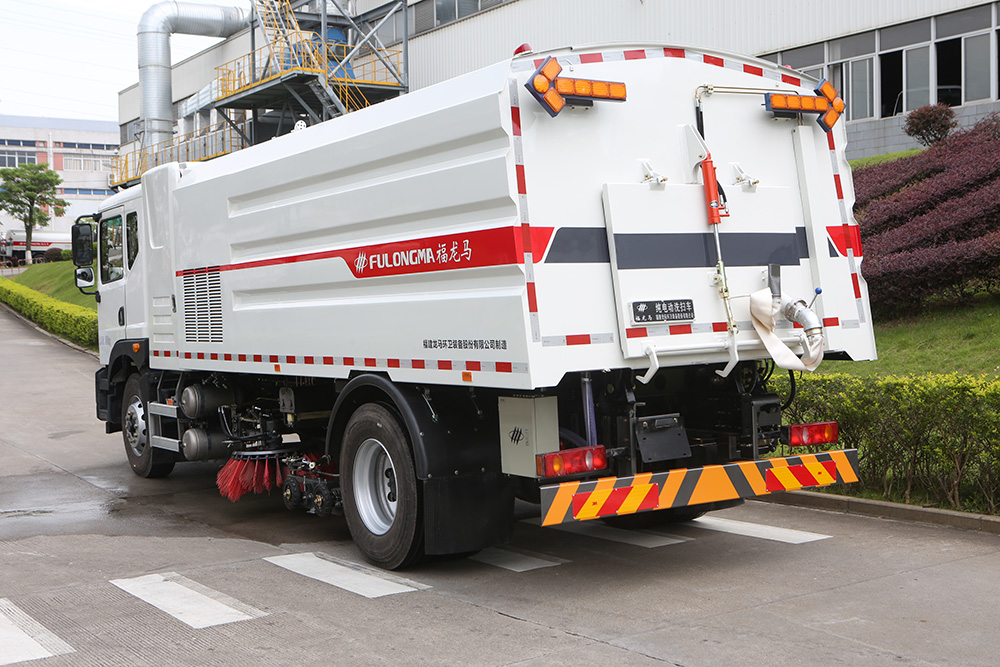 electric washing and sweeping truck