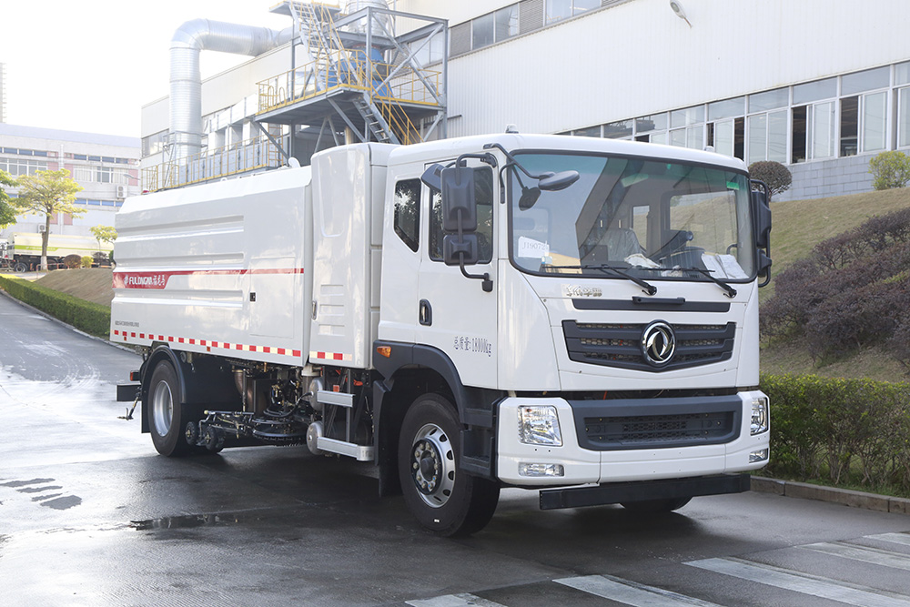 electric washing and sweeping truck