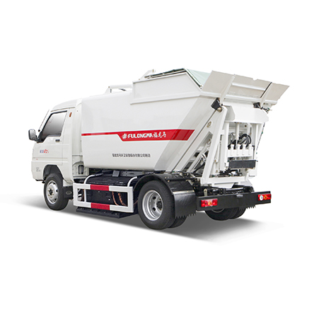 FULONGMA's latest pure electric self-loading garbage truck with high quality and high safety