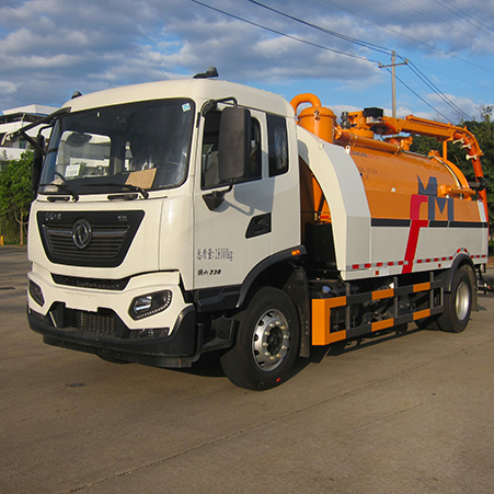 FULONGMA's new cleaning and suction truck, with powerful functions and reliable quality