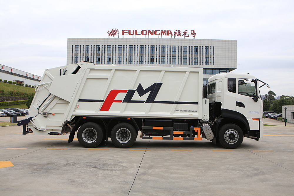 camion à ordures au gaz naturel comprimé