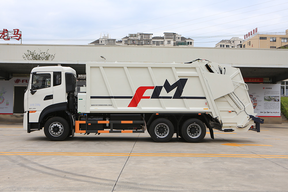 camion à ordures au gaz naturel comprimé