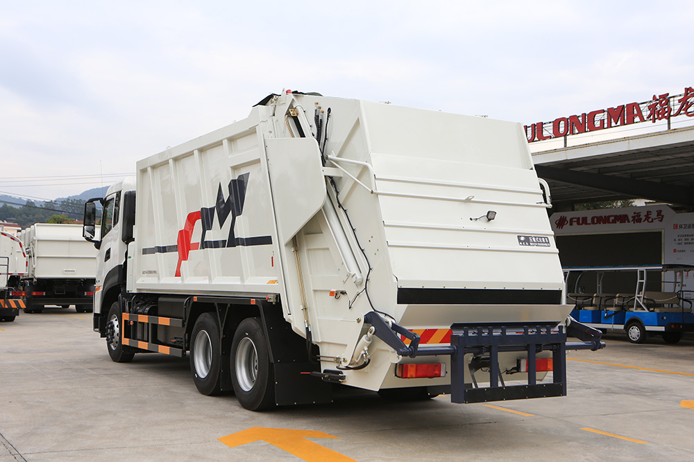 camion à ordures au gaz naturel comprimé