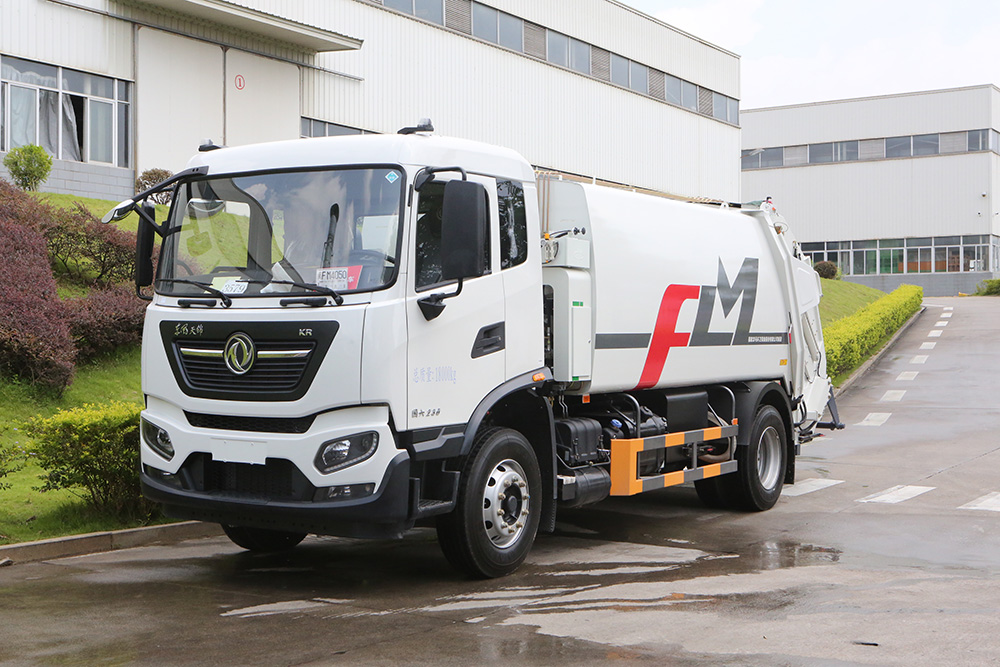 camion à ordures comprimé