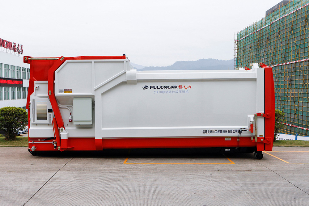 Hook Arm Garbage Truck