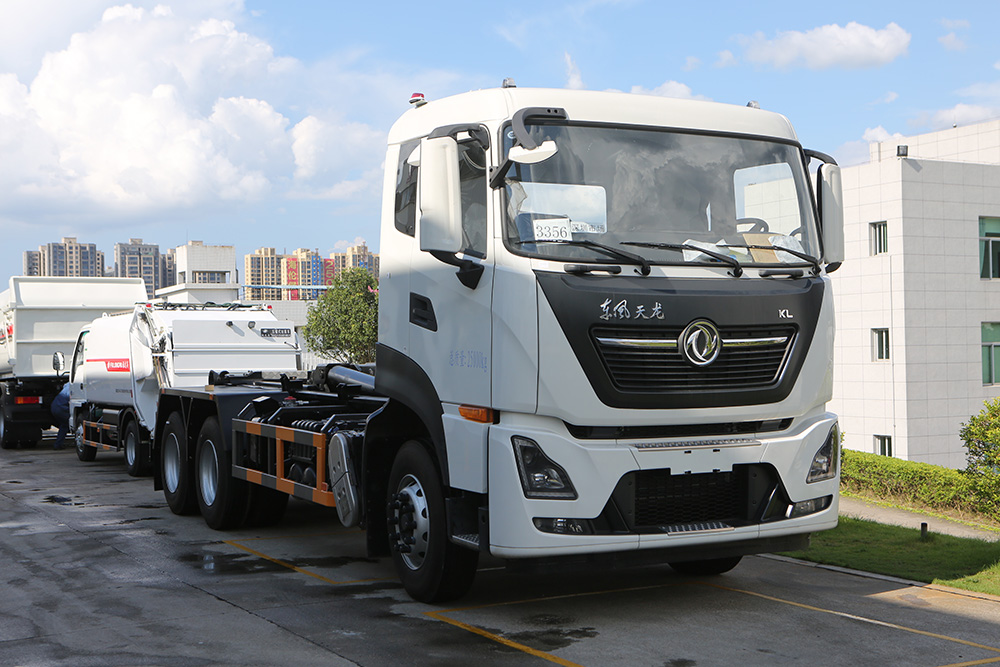 grand camion à ordures amovible de 25 tonnes