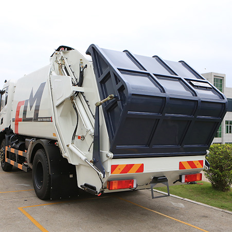 FULONGMA medium-sized 12-ton compression garbage truck body structure and advantages