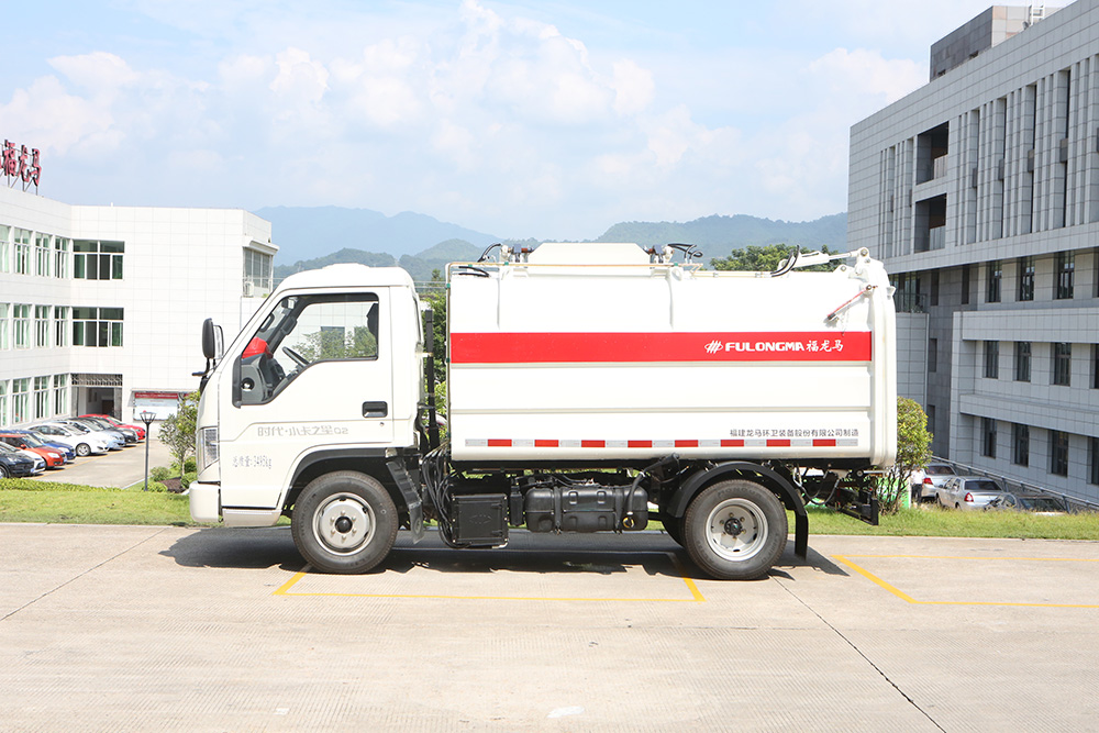 hanging bucket garbage truck