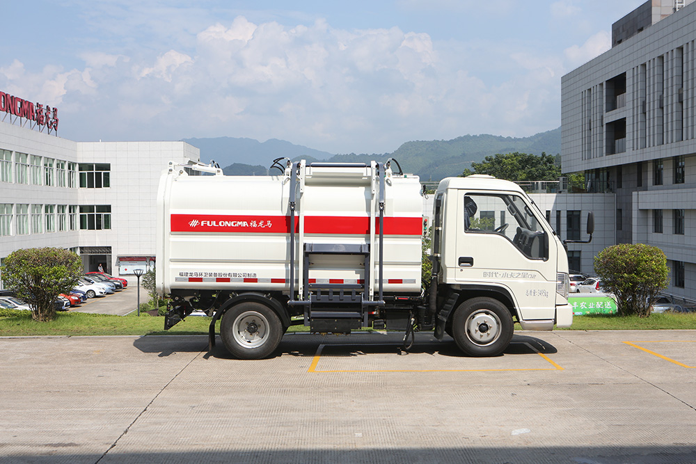 camion poubelle à seau suspendu