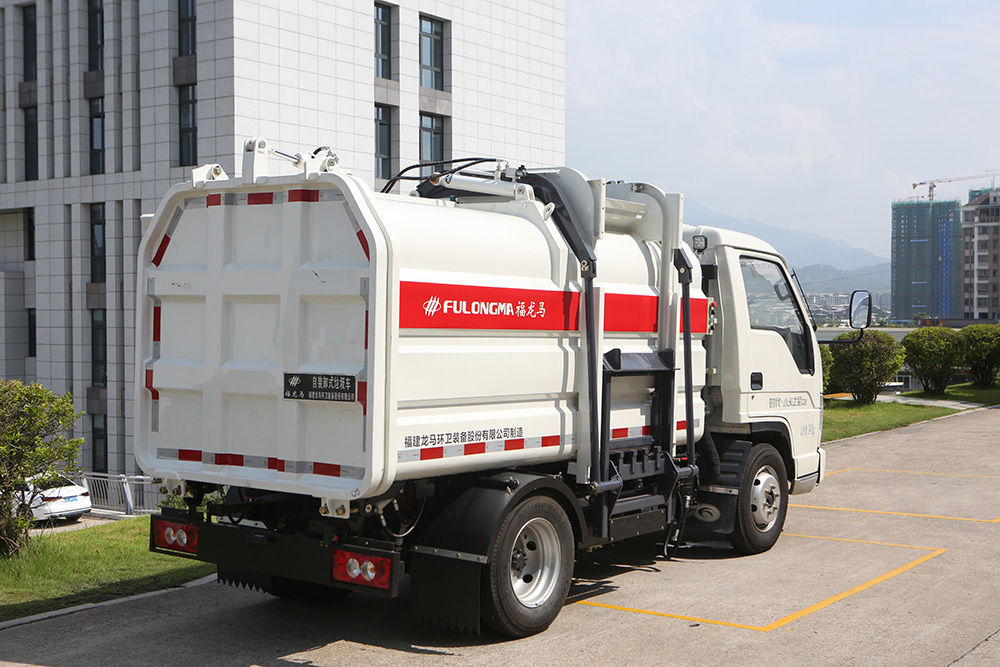 hanging bucket garbage truck