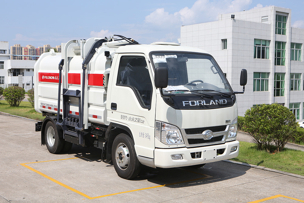 camion poubelle à seau suspendu