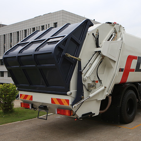 What is the difference between a FULONGMA compression garbage truck and an ordinary garbage truck?
