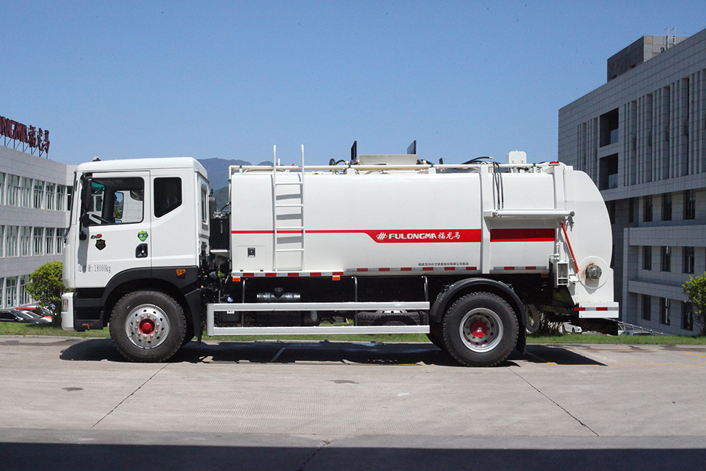 dernier camion de déchets de cuisine de 18 tonnes