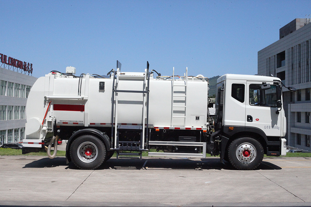 dernier camion de déchets de cuisine de 18 tonnes