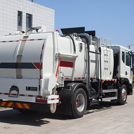 Structural features and working methods of FULONGMA's latest 18-ton kitchen waste truck