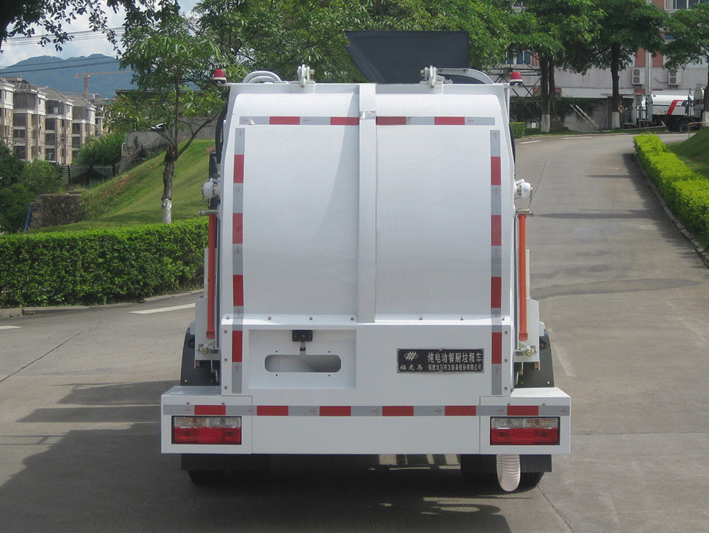 latest 8-ton pure electric kitchen garbage truck