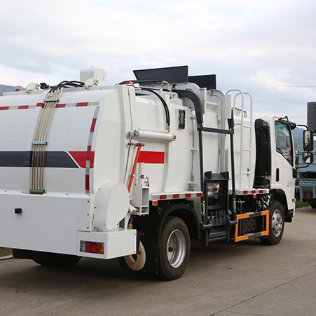 Working principle and advantages of FULONGMA kitchen garbage truck
