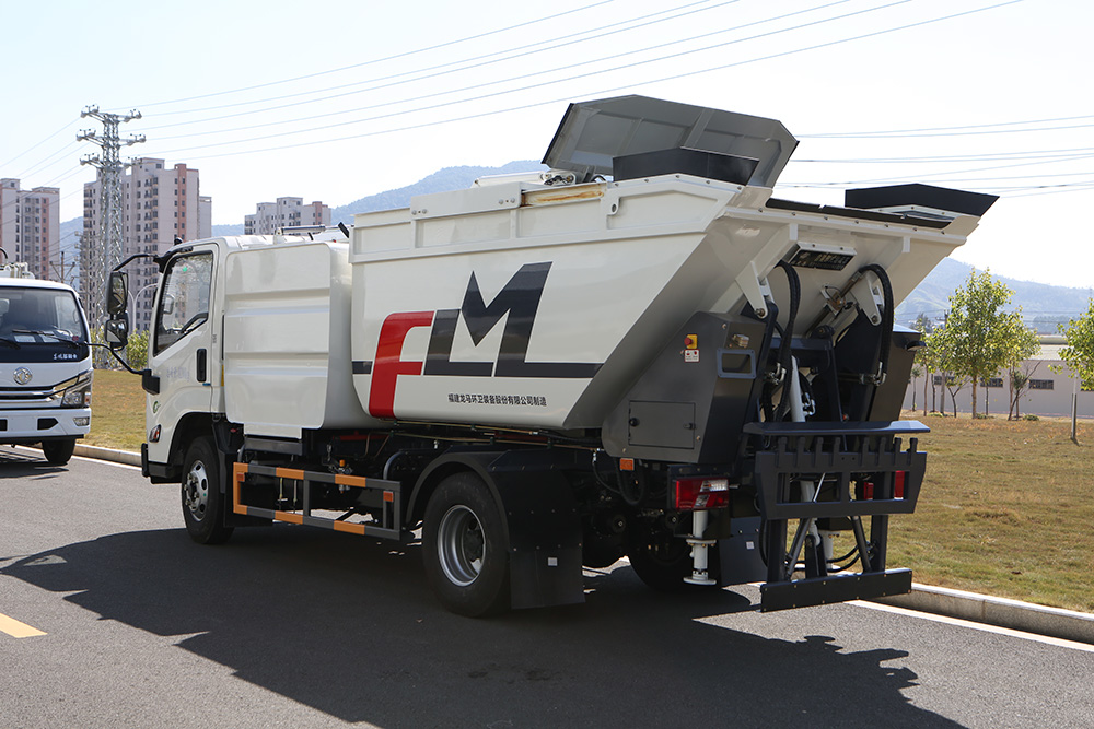 camión de basura sin fugas